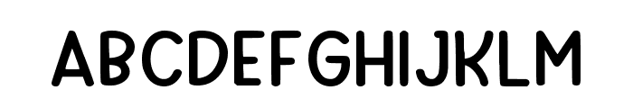 Avoqa Regular Font LOWERCASE