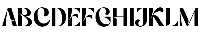 Avoraty-Regular Font UPPERCASE