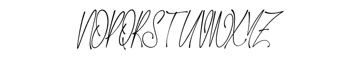 Awatte Italic Font UPPERCASE