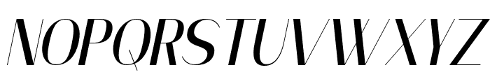 AwendelaBeloved-Italic Font UPPERCASE