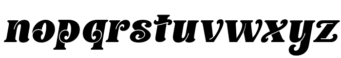 Awesome Christmas Slant Regular Font LOWERCASE