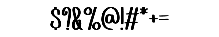 Awesome Handwriting Regular Font OTHER CHARS