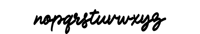 Awesome Incredible Amazing - Script Regular Font LOWERCASE