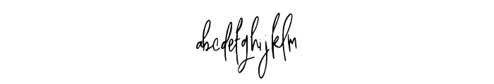 Awestruck Signature Font Font LOWERCASE