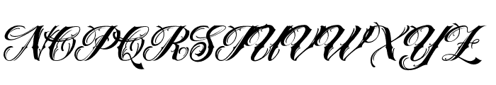 AxentaVelquas-Regular Font UPPERCASE
