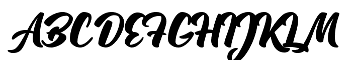Ayaha-Regular Font UPPERCASE