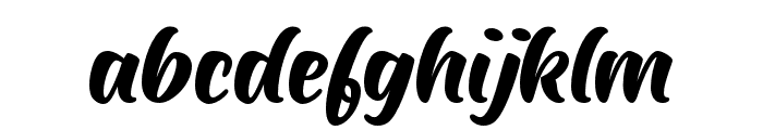 Ayaha-Regular Font LOWERCASE