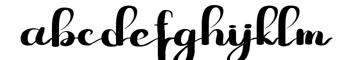 Ayink Font LOWERCASE