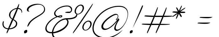 Ayla Script Font OTHER CHARS