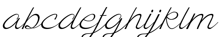 Ayla Script Font LOWERCASE