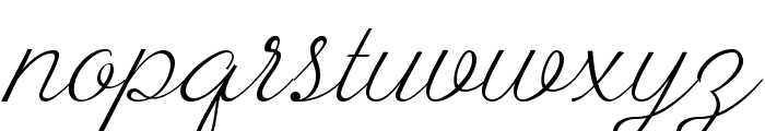 Ayla Script Font LOWERCASE