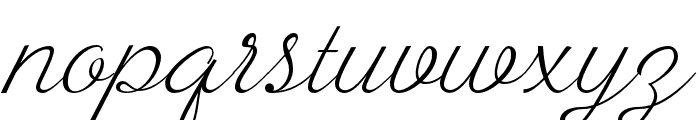 AylaScript Font LOWERCASE