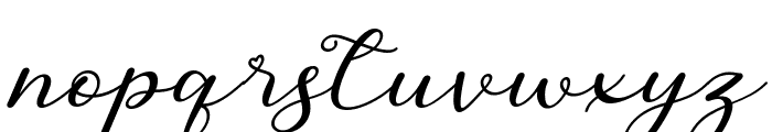 Aynilla Italic Font LOWERCASE