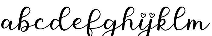 Aynilla Font LOWERCASE