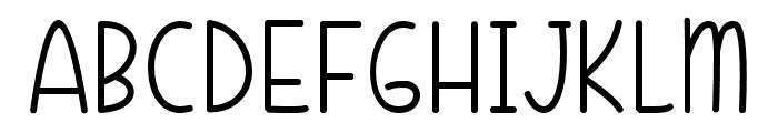 Aysha-Regular Font UPPERCASE
