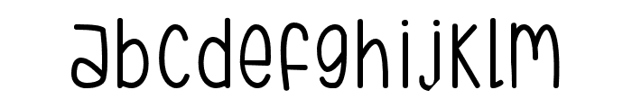 Aysha-Regular Font LOWERCASE