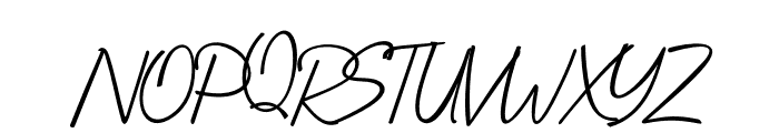 Aysiteruyo Font UPPERCASE