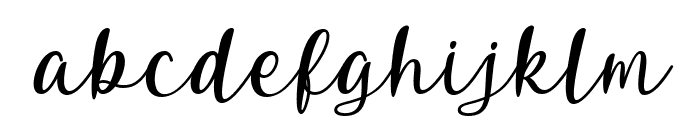 Ayunda Ochi Italic Font LOWERCASE