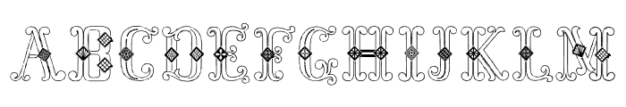 Azalleia Versals White Font LOWERCASE