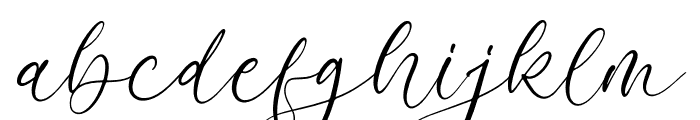 Azelly Vellyne Font LOWERCASE