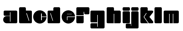 Azerty-Regular Font LOWERCASE