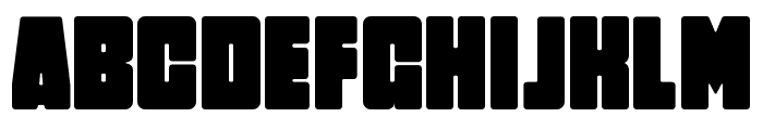 Azhtrak Font UPPERCASE