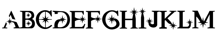 Azora Magic Font UPPERCASE