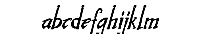 Azra Italic Font LOWERCASE