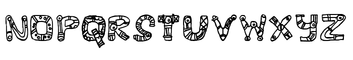 Aztec Legion Regular Font UPPERCASE