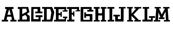 Aztec Regular Font UPPERCASE