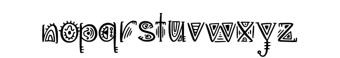 Aztec Soul v Regular Font LOWERCASE