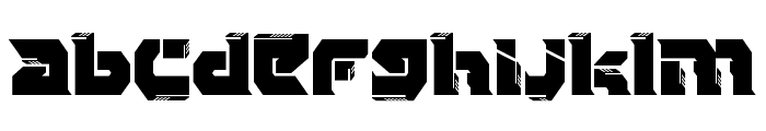 Aztrobuiya-Regular Font LOWERCASE