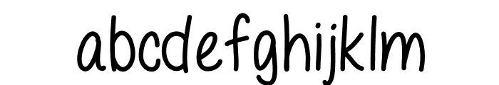 AzureBloomsHand Font LOWERCASE