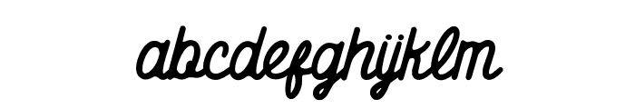 AzureGarden-Regular Font LOWERCASE