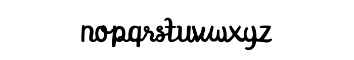 AzzahraScript Font LOWERCASE