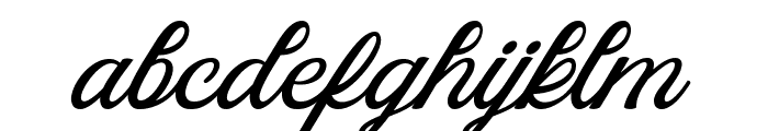 Azzury Script Font LOWERCASE