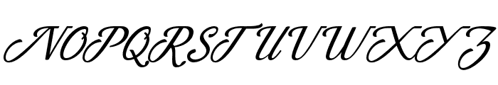AzzuryScript Font UPPERCASE