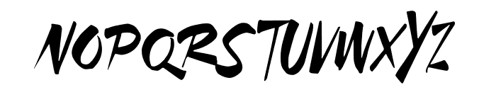 BACKSOCK Font UPPERCASE