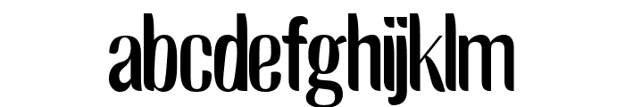 BAGREK DISPLAY Font LOWERCASE