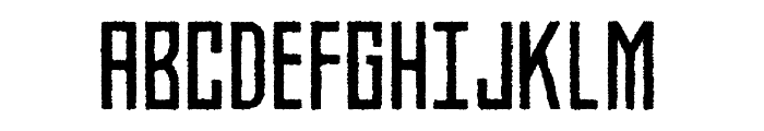 BAHN Pro Rough Light Font UPPERCASE