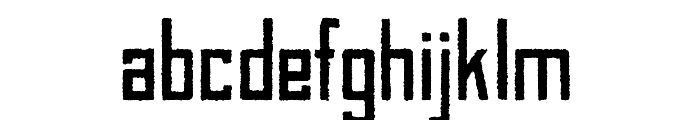 BAHN Pro Rough Light Font LOWERCASE
