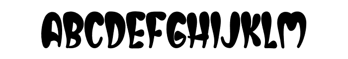 BALLOON GROOVY Font LOWERCASE