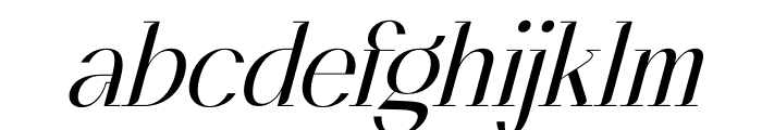 BALORUNE Italic Font LOWERCASE