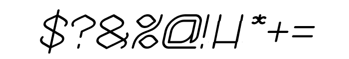 BAMBOO chopsticks Italic Font OTHER CHARS