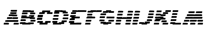 BANDIT Italic Font UPPERCASE