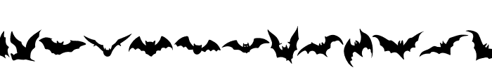 BAT Font LOWERCASE