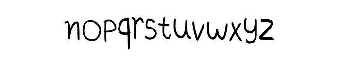 BB1 Font LOWERCASE
