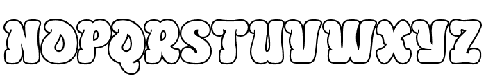 BEKURI-Outline Font UPPERCASE