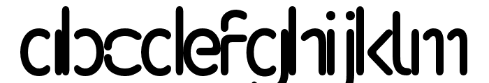 BELMORE-Regular Font LOWERCASE