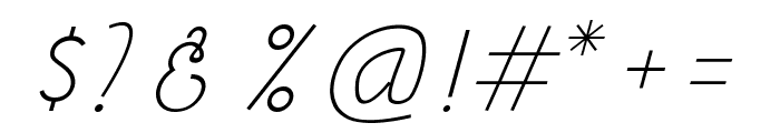 BEST SIGNATURE Italic Font OTHER CHARS